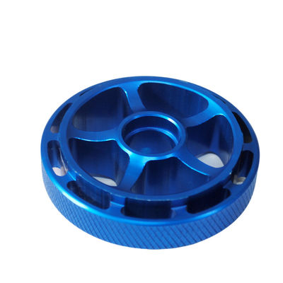 Buen precio Piezas de aluminio anodizado azul, servicio de mecanizado CNC de precisión personalizado en línea