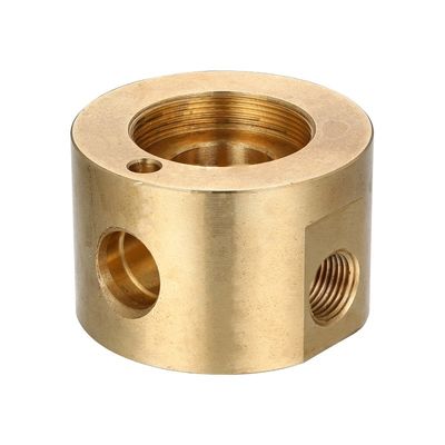 Buen precio Las piezas mecanizadas de latón CNC bronce cobre conductividad 0,01 mm Tolerancia en línea
