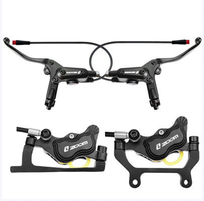 Buen precio 4 pistones apagado Bicicleta conjunto de frenos hidráulicos Material de aluminio en línea