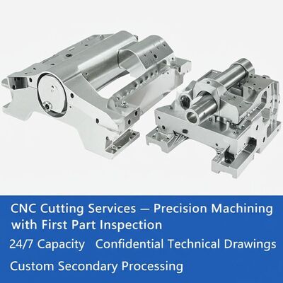 Buen precio Servicios de corte CNC de precisión con inspección de la primera pieza, capacidad 24/7 y planos técnicos confidenciales en línea